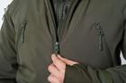 Куртка тактична FCTdesign на сітці Софтшелл 56-58 хакі - зображення 6