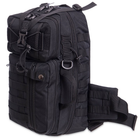 Рюкзак тактический (Сумка-слинг) с одной лямкой SILVER KNIGHT TY-5386 30л черный - изображение 3