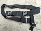 Ремінь збройовий триточковий тактичний триточка для АК автомата, рушниці, зброї, колір чорний - зображення 2