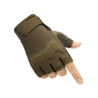 Тактические перчатки беспалые Gloves олива размер XL (11687) - изображение 5