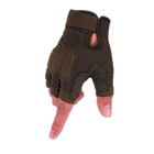 Тактические перчатки беспалые Gloves олива размер L (11687) - изображение 3