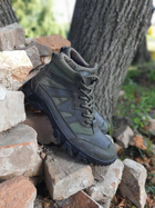 Тактичні зручні чоловічі черевики темно-зелені розмір 44 - зображення 3