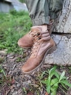 Тактические мужские ботинки с трековой подошвой коричневые размер 39 - изображение 5