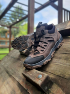 Демісезонні чоловічі коричневі тактичні кросівки розмір 45 - зображення 2