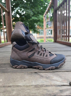 Демісезонні чоловічі коричневі тактичні кросівки розмір 45 - зображення 7