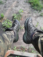 Демісезонні тактичні кросівки темно-зелені розмір 44 - зображення 4