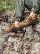 Тактичні чоловічі кросівки в кольорі коричневі розмір 37 - зображення 1