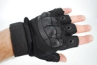 Тактичні рукавички без пальців 9067_XL_Black - зображення 1