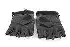 Тактичні рукавички без пальців термостійкі 9069_XL_Black - зображення 8