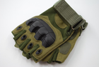 Тактичні рукавички без пальців 9050_M_Olive - зображення 1