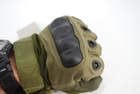 Тактичні рукавички без пальців 9051_XL_Olive - зображення 6