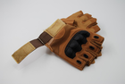 Тактичні рукавички без пальців 9050_M_Beige - зображення 7