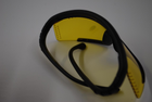 Окуляри сонцезахисні спортивно-тактичні з жовтою лінзою та гумовими завушниками 2075_C5 - зображення 4