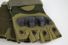 Тактичні рукавички без пальців 9067_XL_Olive - зображення 7
