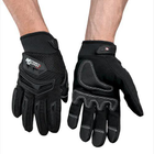 Перчатки тактические REIS RMC-IMPACT; L/9; Черные. Стрелковые перчатки с пальцами. - изображение 5