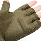 Перчатки тактические Storm-2; XL (22-24см); Безпалые; Зеленые. Штурмовые перчатки Штурм ХЛ. - изображение 5