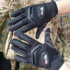 Перчатки тактические REIS RMC-IMPACT; L/9; Черные. Стрелковые перчатки с пальцами. - изображение 8