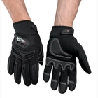 Рукавички тактичні REIS RMC-IMPACT; XL/10; Повнопалі; чорні. Стрілецькі рукавички. - зображення 5