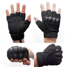 Перчатки тактические Storm-2; L (20-22см); Безпалые; Черные. Штурмовые перчатки Штурм Л. - изображение 5