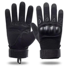 Перчатки тактические Storm-1; M (18-20см); Полнопалые; Черные. Штурмовые перчатки Штурм М. - изображение 2