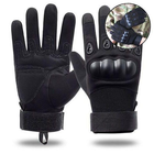 Перчатки тактические Storm-1; XL (22-24см); Полнопалые; Черные. Штурмовые перчатки Штурм ХЛ. - изображение 1