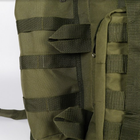Рюкзак тактичний 80 літрів об'єм чоловічий штурмовий рюкзак 80л, водовідштовхувальний оксфорд Хакі (KS2677880) - зображення 5