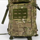 Рюкзак тактический 45 литров объем, мужской военный рюкзак 45л, водоотталкивающий UA Cordura Мультикам (KS11122234) - изображение 6