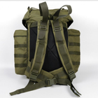 Рюкзак тактический 80 литров объем мужской штурмовой военный рюкзак 80л, водоотталкивающий оксфорд Хаки (KS2677880) - изображение 9