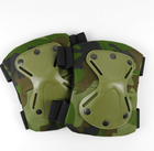 Налокотники тактичні накладка ХМ10 Камуфляж/Зелений (KS37808) - зображення 1