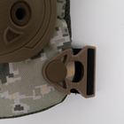 Армейские налокотники тактические защитные быстросъемные налокотники киборг МХ19 Пиксель (KS1111222) - изображение 5