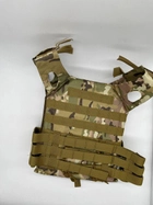Плитоноска облегченная молли жилет тактический военный облегченный MOLLE мультикам - изображение 6
