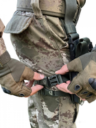Кобура стегна тактична універсальна камуфляжна для пістолета - зображення 7