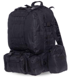 Рюкзак тактический с подсумками RECORD TY-7100 50 л черный - изображение 3