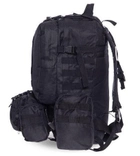 Рюкзак тактический с подсумками RECORD TY-7100 50 л черный - изображение 4