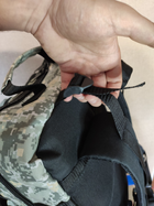 Крепкий тактический рюкзак на 70 литров с системой МОЛЛЕ Пиксель Украинского производства - изображение 4