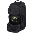 Тактический рюкзак 20 л Черный MIL-TEC Assault Small 20L Black с системой MOLLE Военный Рюкзак Армейский Штурмовой Водоотталкивающий - изображение 12