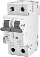 Автоматический выключатель ETI ST-68 2p С 20А 4.5 kA (2186317)