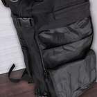 Трансформер рюкзак-сумка водонепроникний de esse 8825-black Чорний - зображення 5