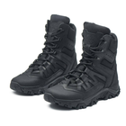 Берці зимові черевики тактичні чоловічі, туфлі тактичні чоловічі берці зимові, натуральна шкіра, розмір 41, Bounce ar. KG-FB-2041, колір чорний - зображення 5