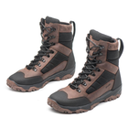 Берці зимові черевики тактичні чоловічі, туфлі тактичні чоловічі берці зимові, натуральна шкіра, розмір 37, Bounce ar. WE-OI-2037, колір коричневий - зображення 4