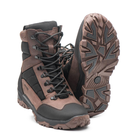 Берці зимові черевики тактичні чоловічі, туфлі тактичні чоловічі берці зимові, натуральна шкіра, розмір 47, Bounce ar. WE-OI-2047, колір коричневий - зображення 6