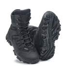 Берці зимові черевики тактичні чоловічі, туфлі тактичні чоловічі берці зимові, натуральна шкіра, розмір 39, Bounce ar. KG-FB-2039, колір чорний - зображення 4