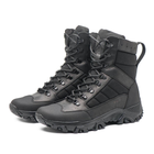 Берці зимові черевики тактичні чоловічі, туфлі тактичні чоловічі берці зимові, натуральна шкіра, розмір 42, Bounce ar. BM-PT-2042, колір чорний - зображення 8