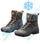 Берці зимові черевики тактичні чоловічі, туфлі тактичні чоловічі берці зимові, натуральна шкіра, розмір 39, Bounce ar. SF-UJ-2139, колір коричневий - зображення 1