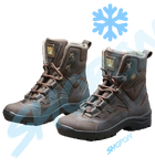 Берці зимові черевики тактичні чоловічі, туфлі тактичні чоловічі берці зимові, натуральна шкіра, розмір 38, Bounce ar. SF-UJ-2138, колір коричневий - зображення 1