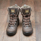 Берці зимові черевики тактичні чоловічі, туфлі тактичні чоловічі берці зимові, натуральна шкіра, розмір 36, Bounce ar. SF-UJ-2136, колір коричневий - зображення 10