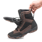 Берцы зимние ботинки тактические мужские, черевики тактичні чоловічі берці зимові, натуральна шкіра, размер 44, Bounce ar. WE-OI-2044, цвет коричневый - изображение 5