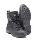 Берці зимові черевики тактичні чоловічі, туфлі тактичні чоловічі берці зимові, натуральна шкіра, розмір 43, Bounce ar. YU-UL-2043, колір чорний - зображення 3