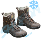 Берці зимові черевики тактичні чоловічі, туфлі тактичні чоловічі берці зимові, натуральна шкіра, розмір 40, Bounce ar. SF-UJ-2140, колір коричневий - зображення 2