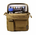 Армейская наплечная сумка Защитник 135 хаки - изображение 3